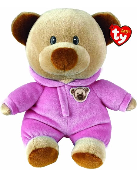 BABY TY 28 cm Orsetto con pigiama rosa