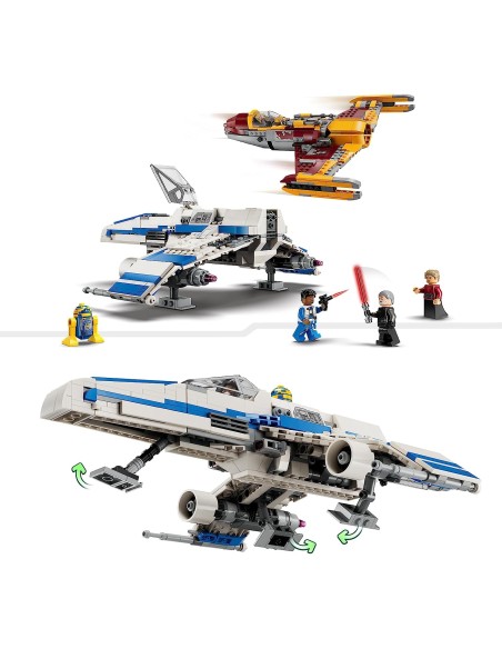 Lego Star Wars - E-Wing della Nuova Repubblica vs. Starfighter di Shin Hati