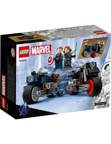 Lego Super Hero Marvel - Motociclette di Black...