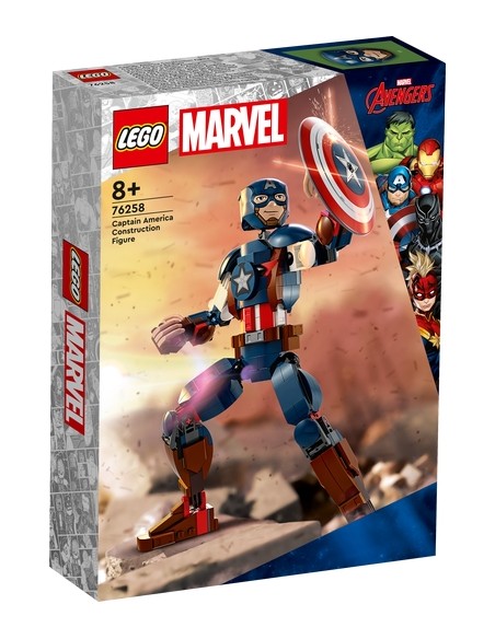 Lego Super Hero Marvel - Personaggio di Captain America
