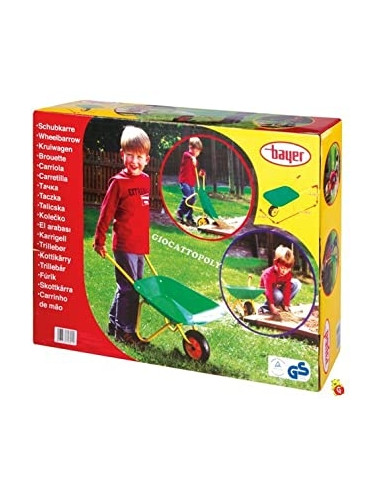 CARRIOLA METALLO C/RUOTA IN GOMMA