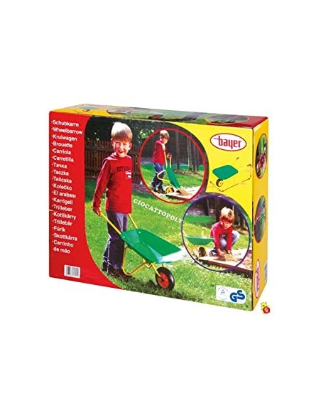 CARRIOLA METALLO C/RUOTA IN GOMMA