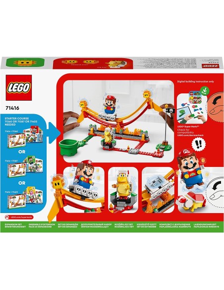Lego Super Mario - Pack di Espansione Giro sull'Onda Lavica