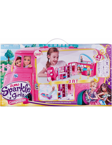 Sparkle Girl Camper Van 44 accessori 