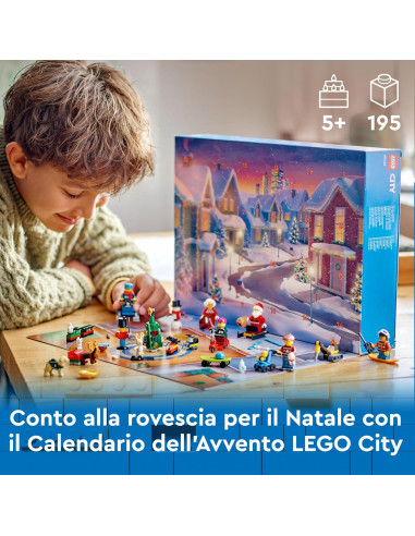 Lego City - Calendario Dell'avvento Natale 2024 