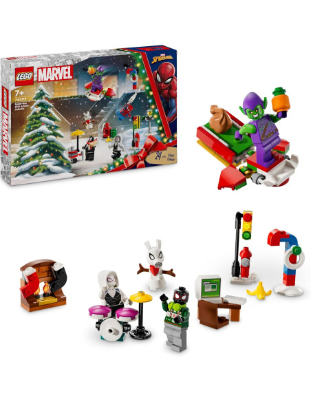 Lego Marvel SpiderMan - Calendario Dell'avvento Natale 2024 