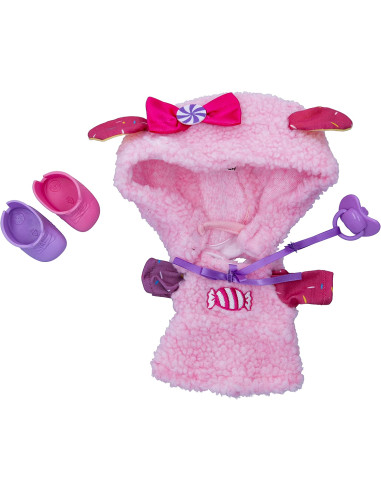 Cry Babies Outfits rosa con pelo