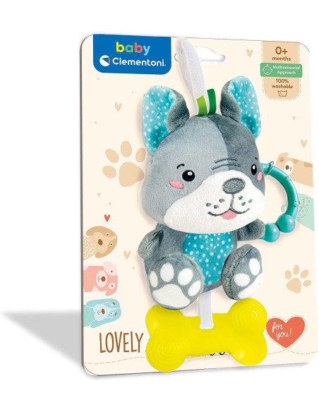 LOVELY DOG SOFT RATTLE