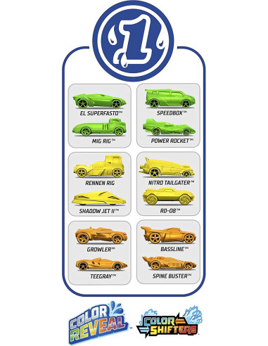 Hot Wheels Color reveal 
