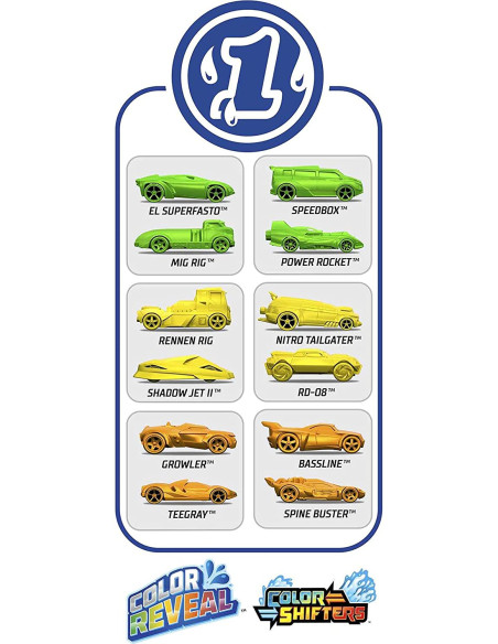Hot Wheels Color reveal 