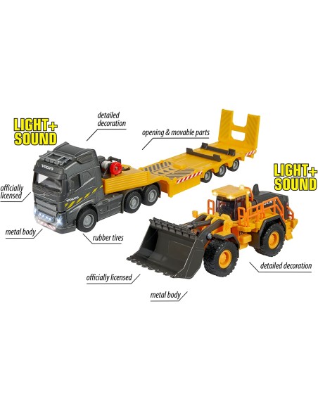 Majorette Grand Series Volvo Camio FH-16 luci e suoni 35cm