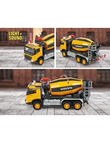 Majorette Grand Series Volvo FMX Betoniera luci...