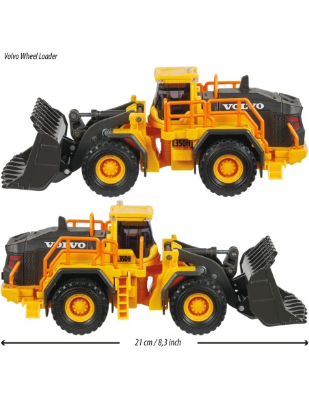 Majorette Grand Series Volvo Pala Gommata luci e suoni 21cm