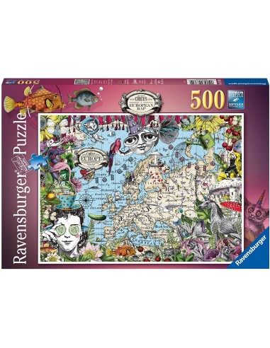 Mappa Europea Circo eccentrico 500 pz