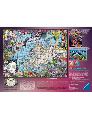Mappa Europea Circo eccentrico 500 pz