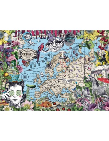 Mappa Europea Circo eccentrico 500 pz