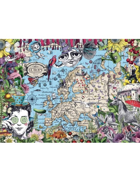 Mappa Europea Circo eccentrico 500 pz