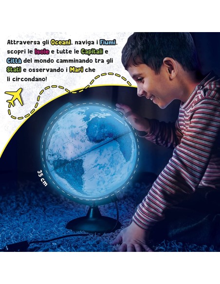 Mappamondo super luminoso