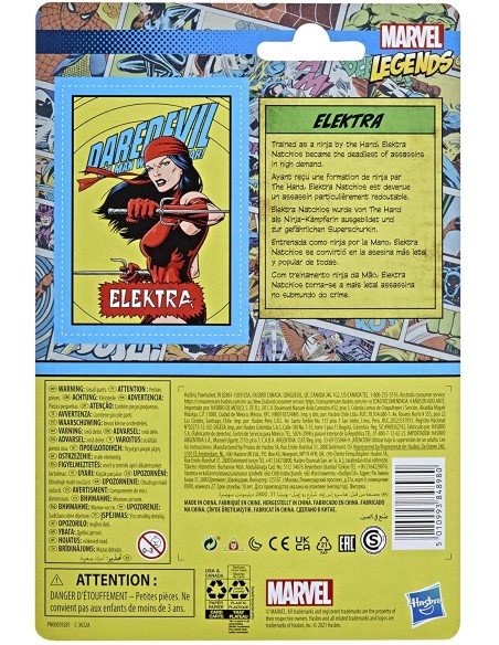 Marvel Legends Recollect Retro 8  (Elektra)