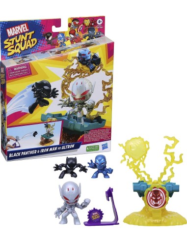 Marvel Stunt Squad - Black Panther e Iron man...