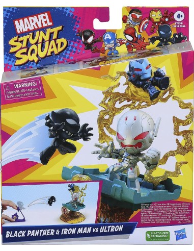 Marvel Stunt Squad - Black Panther e Iron man...