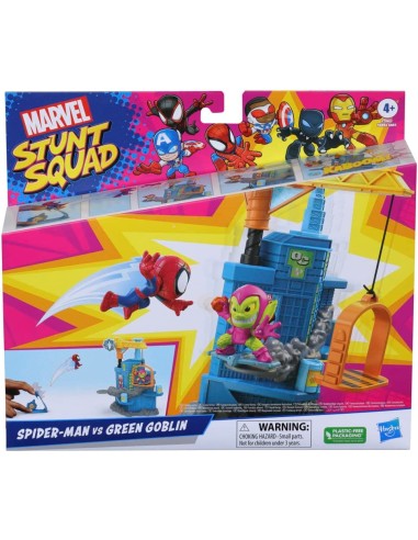 Marvel Stunt Squad - Spiderman vs Gooblin