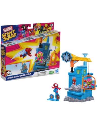 Marvel Stunt Squad - Spiderman vs Gooblin