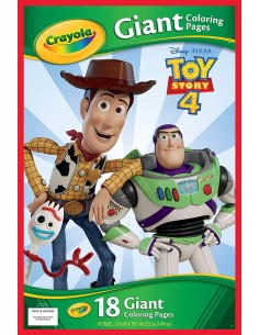 maxi pagine con adesivi disney toy story 4