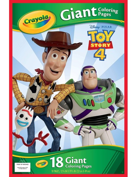 maxi pagine con adesivi disney toy story 4